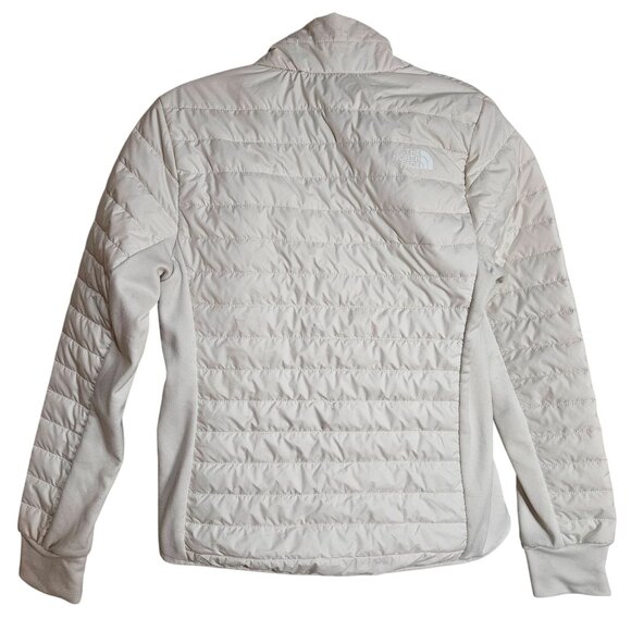 The North Face Canyonlands Hybrid Woman's Ivory Lightweight Quilted Jacket Flaw - Picture 2 of 16